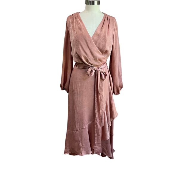 GAL MEETS GLAM Jennifer Dress in Mave Pink Size 12 - Picture 2 of 12